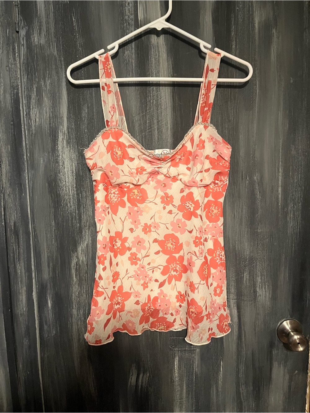 Studio Y Coral Floral Camisole